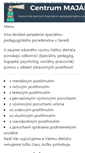 Mobile Screenshot of majakcentrum.sk